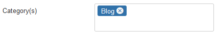 Remove the option all categories