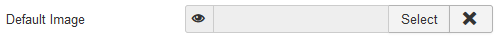Set the default image