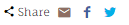 Share icons with color