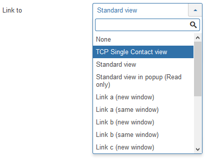Link the contact