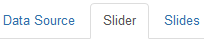 Click the slider tab